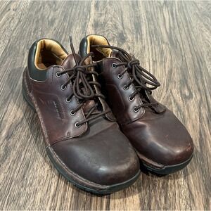 Red Wing Safety Shoe Women 8.5B Brown Leather Comfort Steel Toe Oxford Work